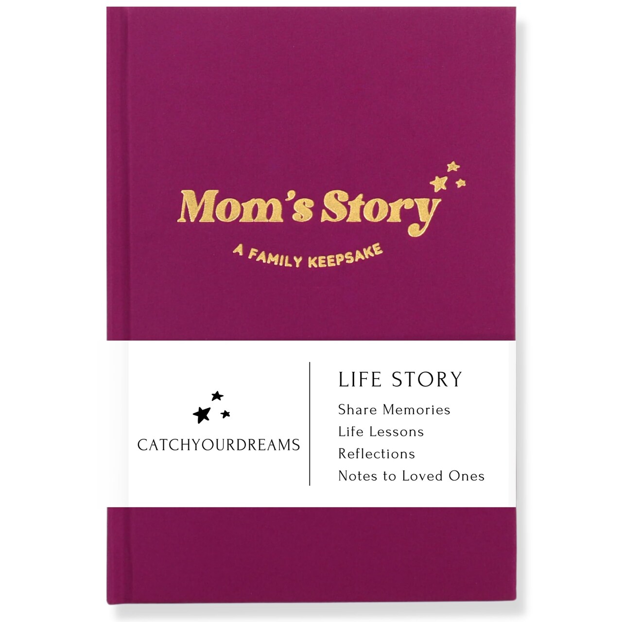 Mom's Story Journal (Hardcover with Case) - A Family Keepsake with + 250 Prompts and Questions to Share Her Life Story and Memories, Sentimental Mother's Day, Birthday Gift Idea